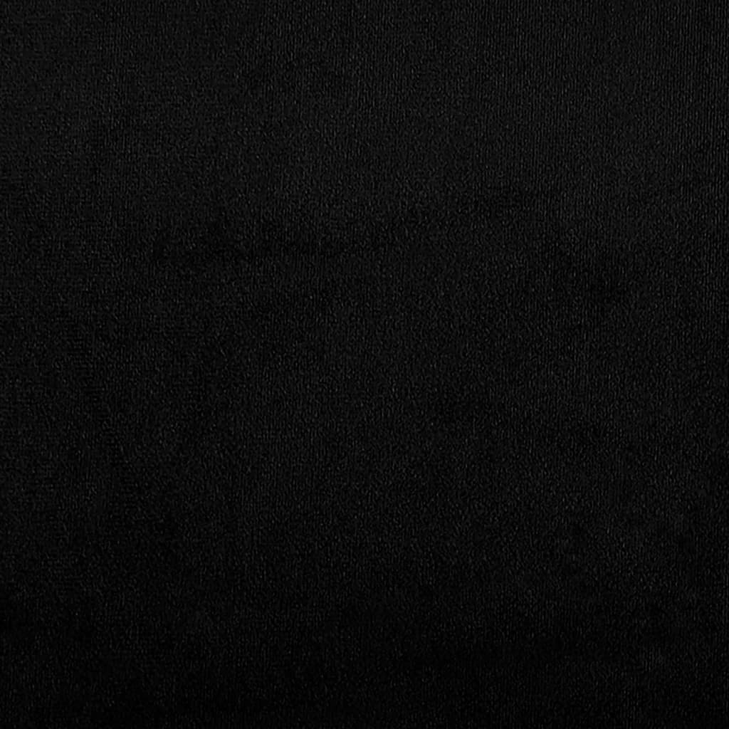 Πολυθρόνες Σετ 4 Τεμ. Μαύρες από Ύφασμα Μικροϊνών με Μαξιλάρια