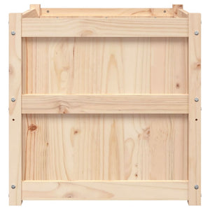 Ζαρντινιέρα 60 x 60 x 60 εκ. από Μασίφ Ξύλο Πεύκου - Pakobazaar