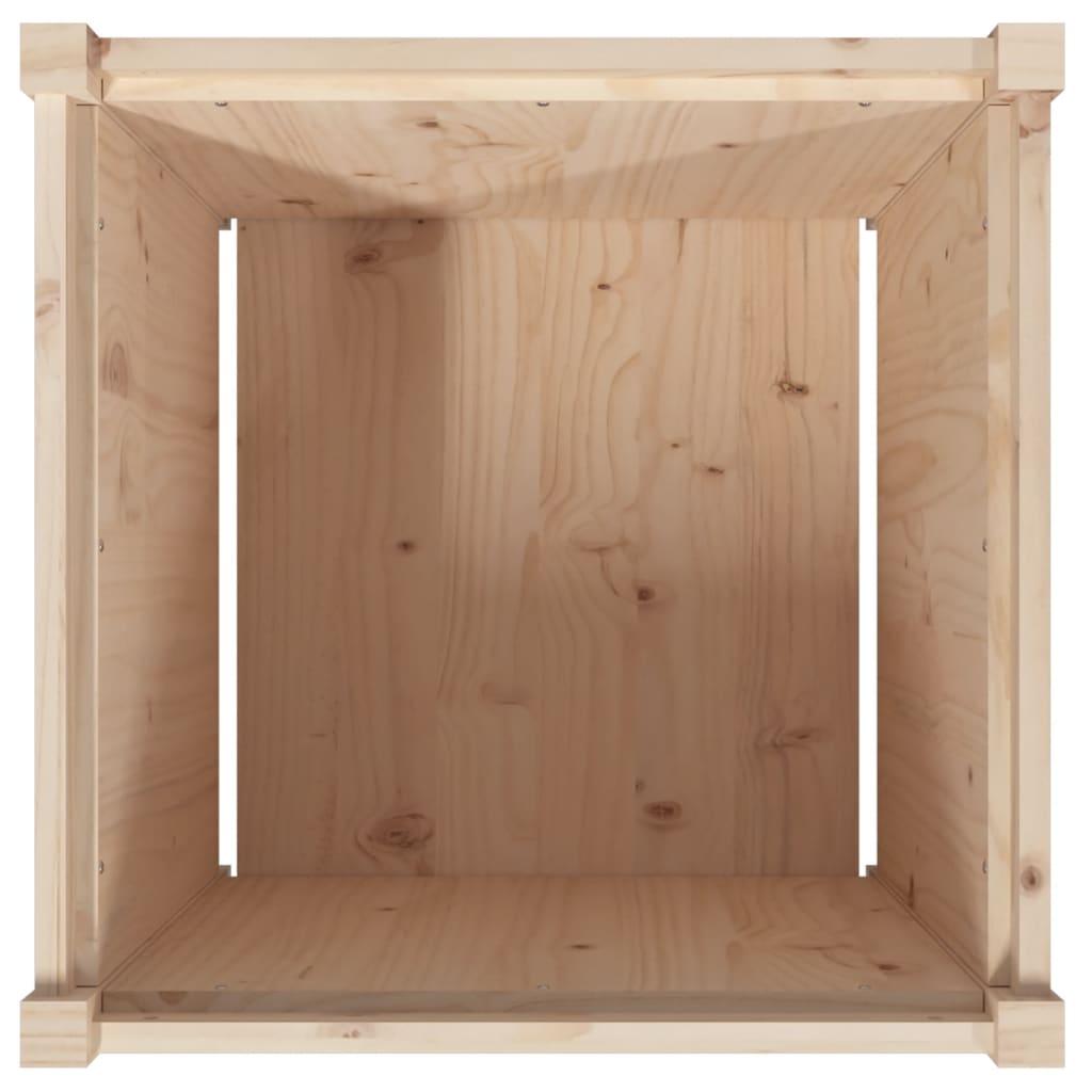 Ζαρντινιέρα 60 x 60 x 60 εκ. από Μασίφ Ξύλο Πεύκου - Pakobazaar