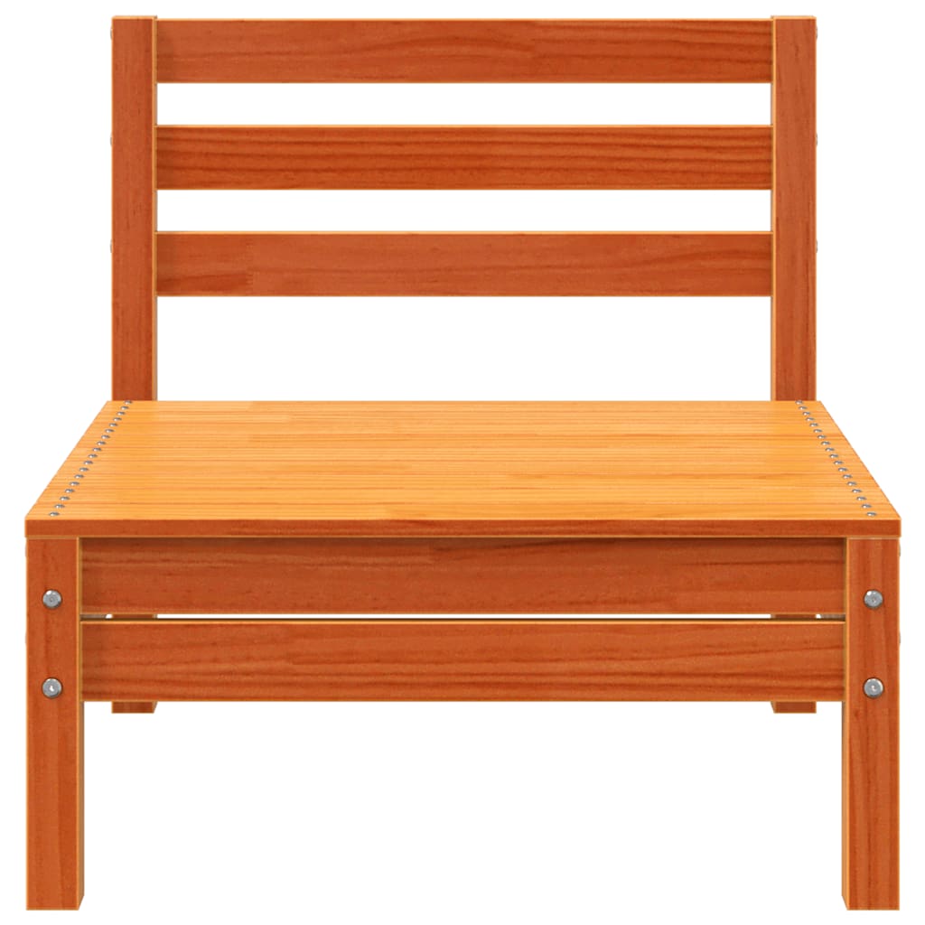 Καναπές Κήπου Χωρίς Μπράτσα 4 τεμ. Καφέ Κεριού Μασίφ Πεύκο - Pakobazaar