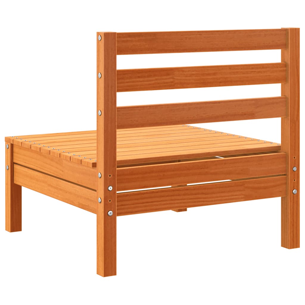 Καναπές Κήπου Χωρίς Μπράτσα 4 τεμ. Καφέ Κεριού Μασίφ Πεύκο - Pakobazaar