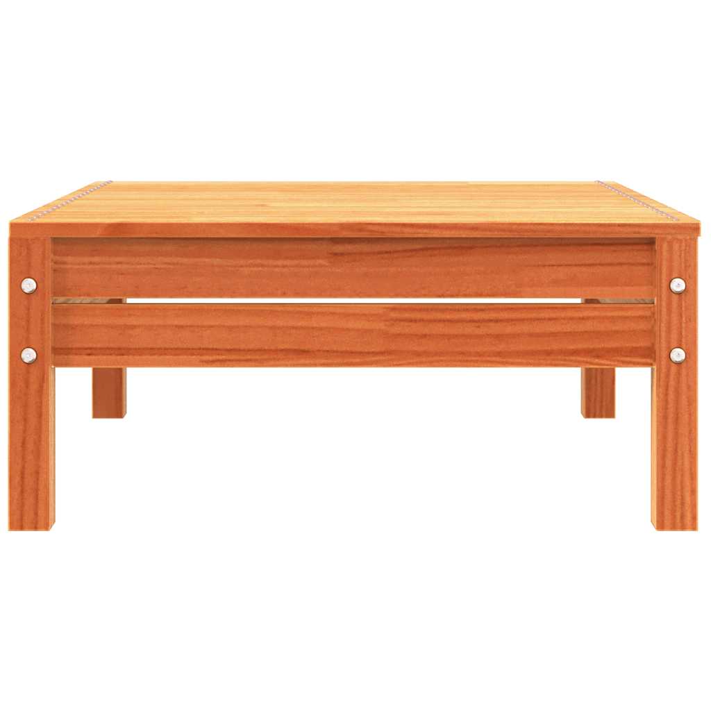 Καναπές Κήπου Τριθέσιος Καφέ κεριού από Μασίφ Ξύλο Πεύκου - Pakobazaar