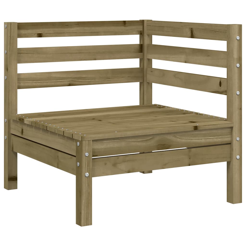 Καναπές Κήπου Τριθέσιος Εμποτισμένο Ξύλο Πεύκου - Pakobazaar
