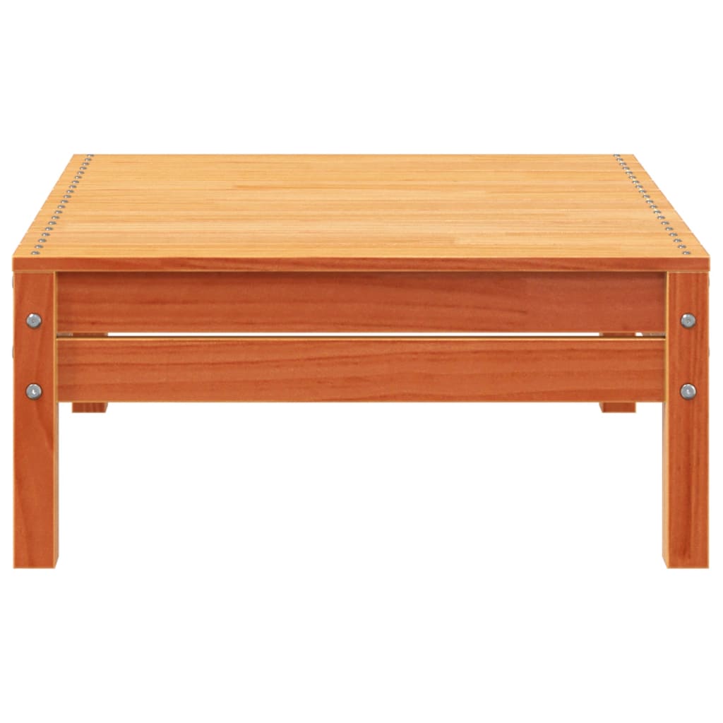 Καναπές Κήπου Τετραθέσιος Καφέ Κεριού από Μασίφ Ξύλο Πεύκου - Pakobazaar