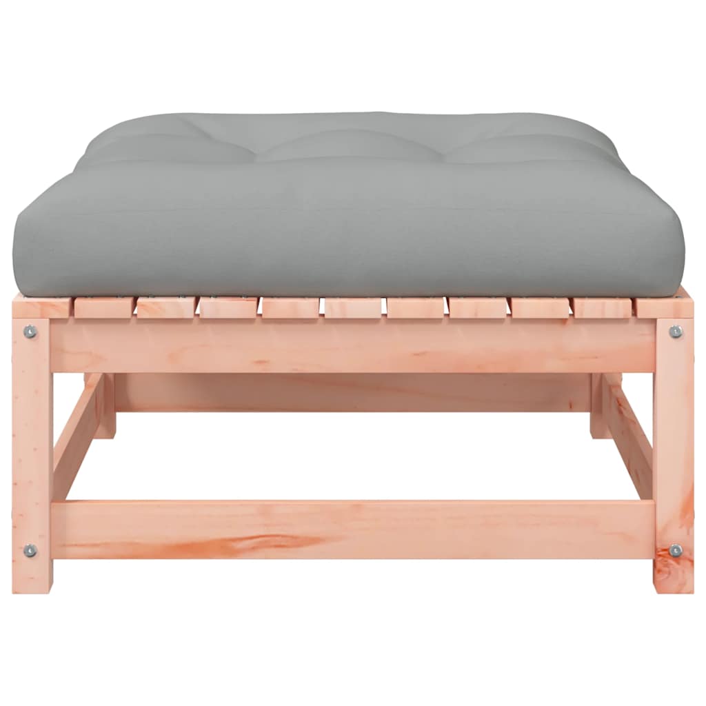 Υποπόδιο Κήπου με Μαξιλάρι από Μασίφ Ξύλο Ψευδοτσούγκας - Pakobazaar