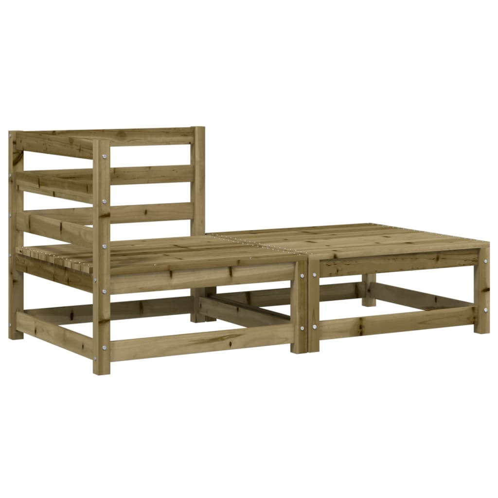 Καναπές Κήπου Γωνιακός με Μαξιλάρια και Υποπόδιο - Pakobazaar