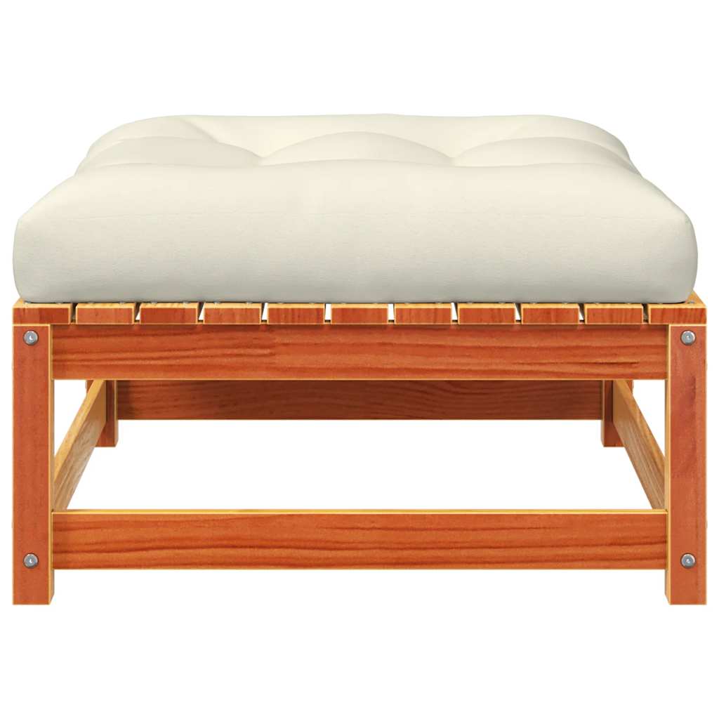 Καναπές Κήπου Χωρίς Μπράτσα με Μαξιλάρια και Υποπόδιο - Pakobazaar