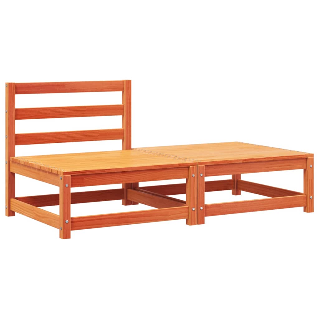 Καναπές Κήπου Χωρίς Μπράτσα με Μαξιλάρια και Υποπόδιο - Pakobazaar