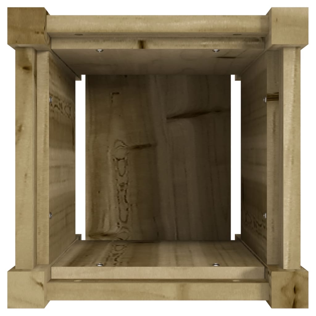 Ζαρντινιέρα 31 x 31 x 31 εκ. Εμποτ. Ξύλο Πεύκου