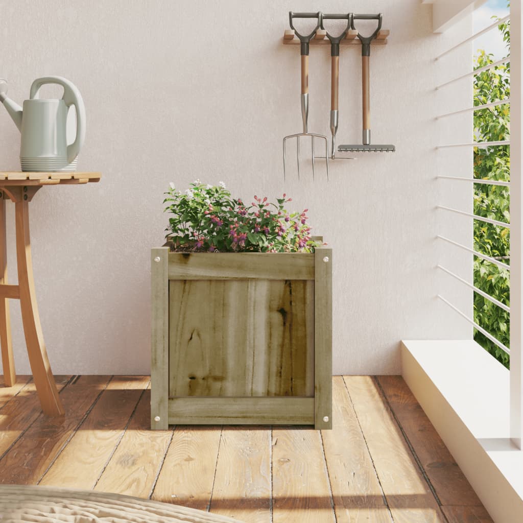 Ζαρντινιέρα 40 x 40 x 40 εκ. Εμποτισμ. Ξύλο Πεύκου
