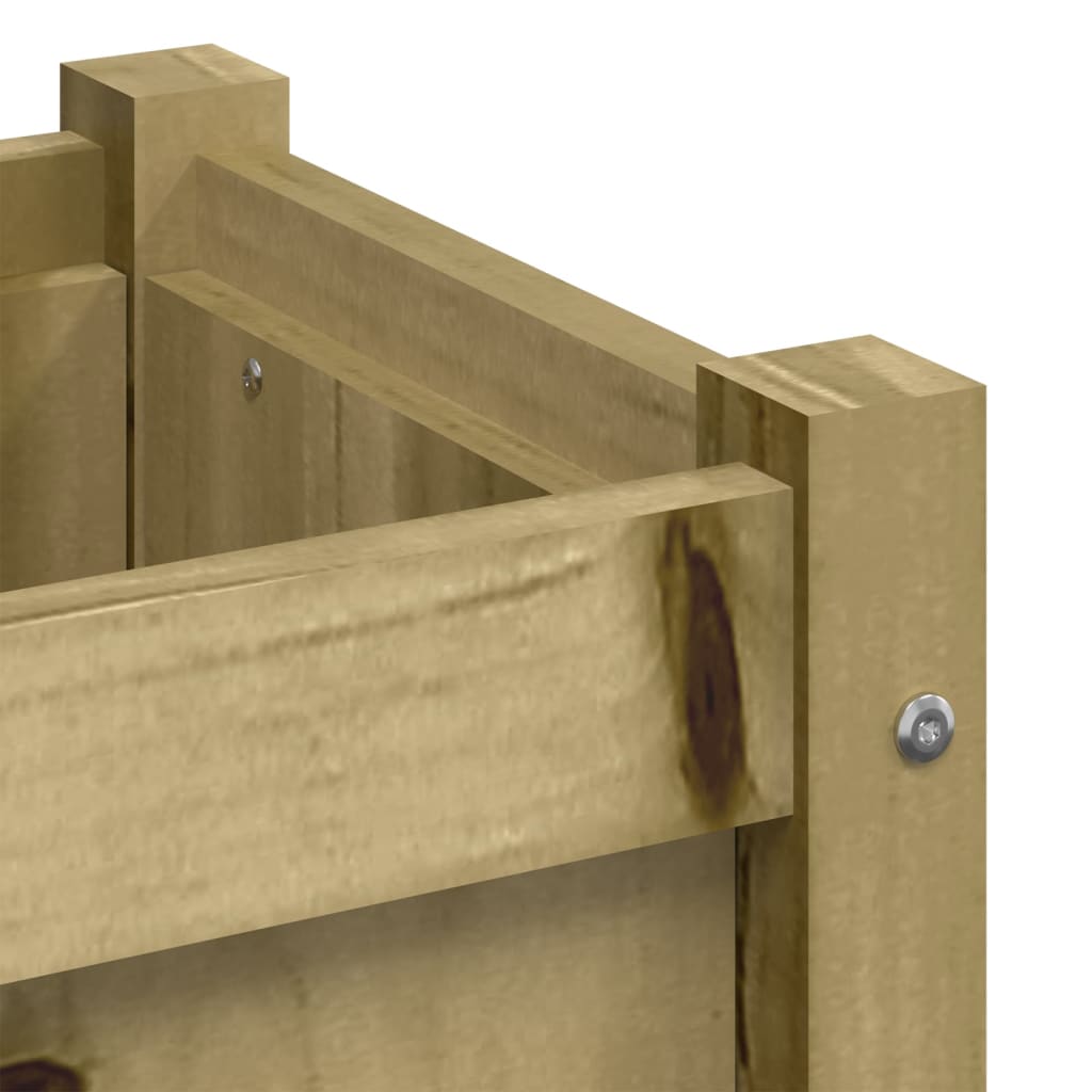 Ζαρντινιέρες Κήπου 2 τεμ. από Εμποτισμένο Ξύλο Πεύκου