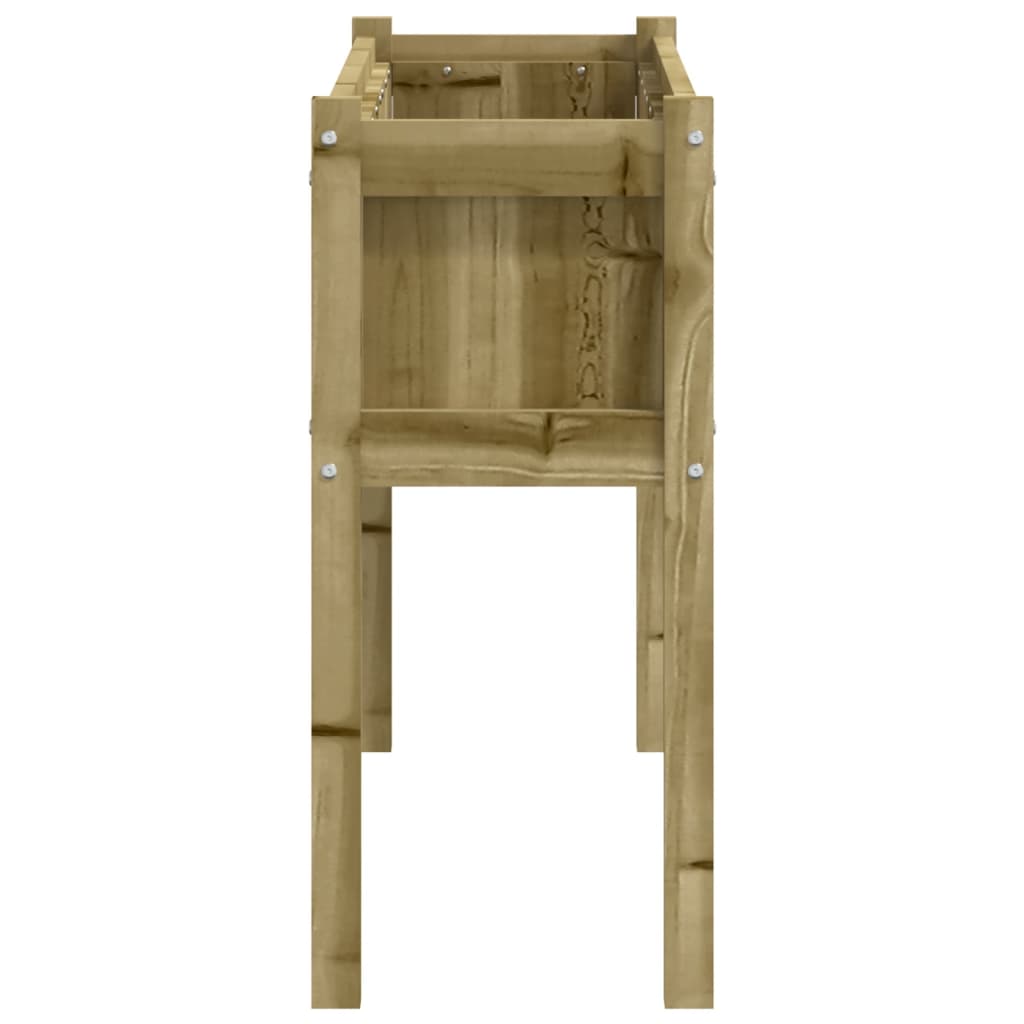 Ζαρντινιέρες με Πόδια 110x31x70 εκ Εμποτ. Ξύλο Πεύκου