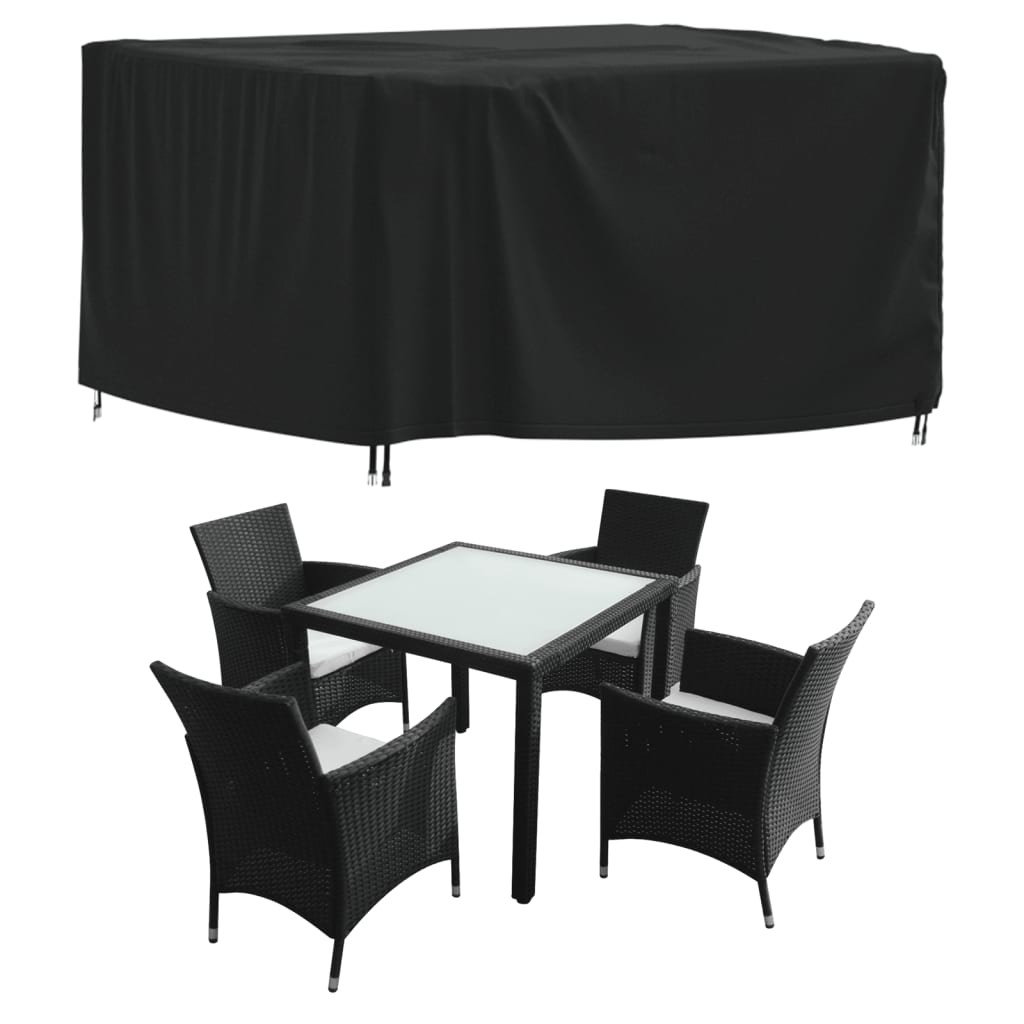 Καλύμματα Επίπλων Κήπου 2τεμ. 125x125x74εκ. 420D Ύφασμα Oxford