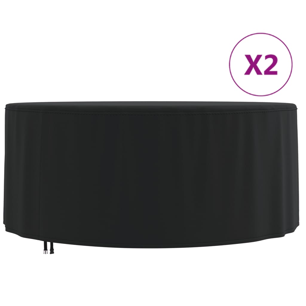 Καλύμματα Επίπλων Κήπου 2τεμ. Ø 182x71 εκ. 420D Ύφασμα Oxford
