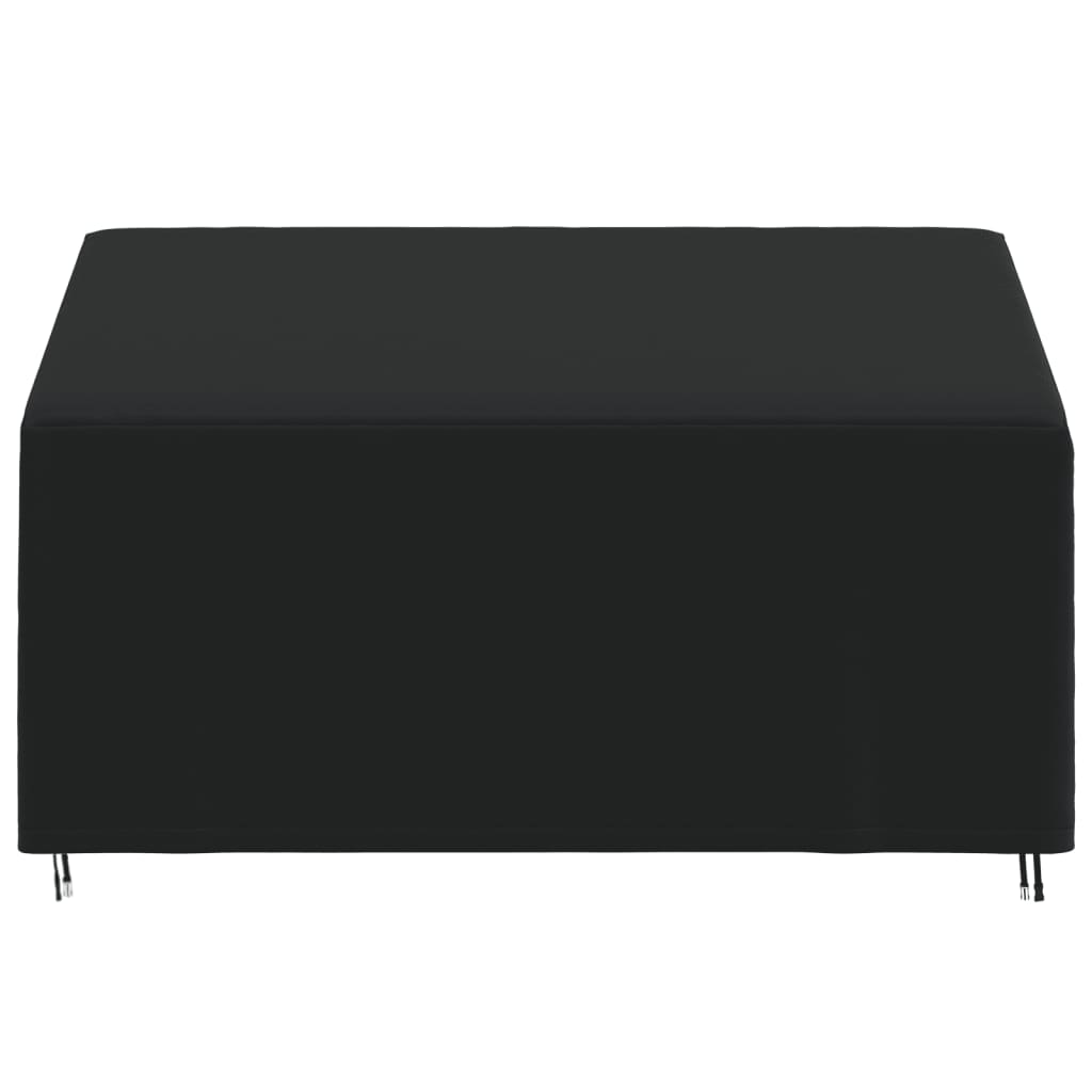 Καλύμματα Τριθέσιων Πάγκων 2 τεμ Μαύρα 165x70x65/94εκ Ύφ.Oxford