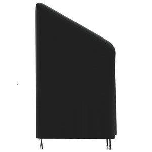Καλύμματα Καρέκλας Κήπου 2 τεμ. Μαύρα 70x70x85/125εκ Ύφ. Oxford