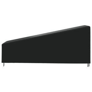 Καλύμματα Ξαπλώστρας 2 τεμ. Μαύρα 195x76x40/80 εκ. Ύφ. Oxford