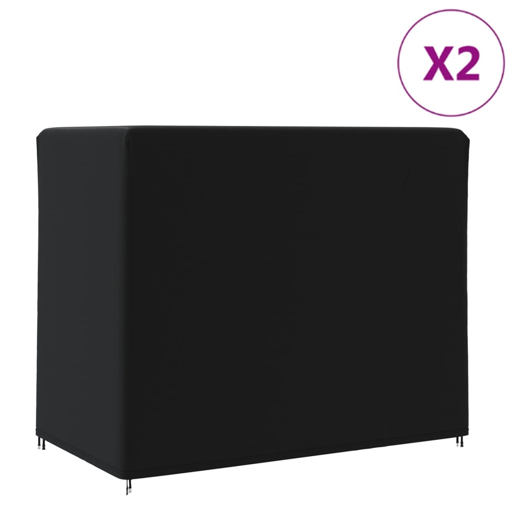 Καλύμματα Κούνιας Κήπου 2τεμ. 220x135x170 εκ 420D Ύφασμα Oxford