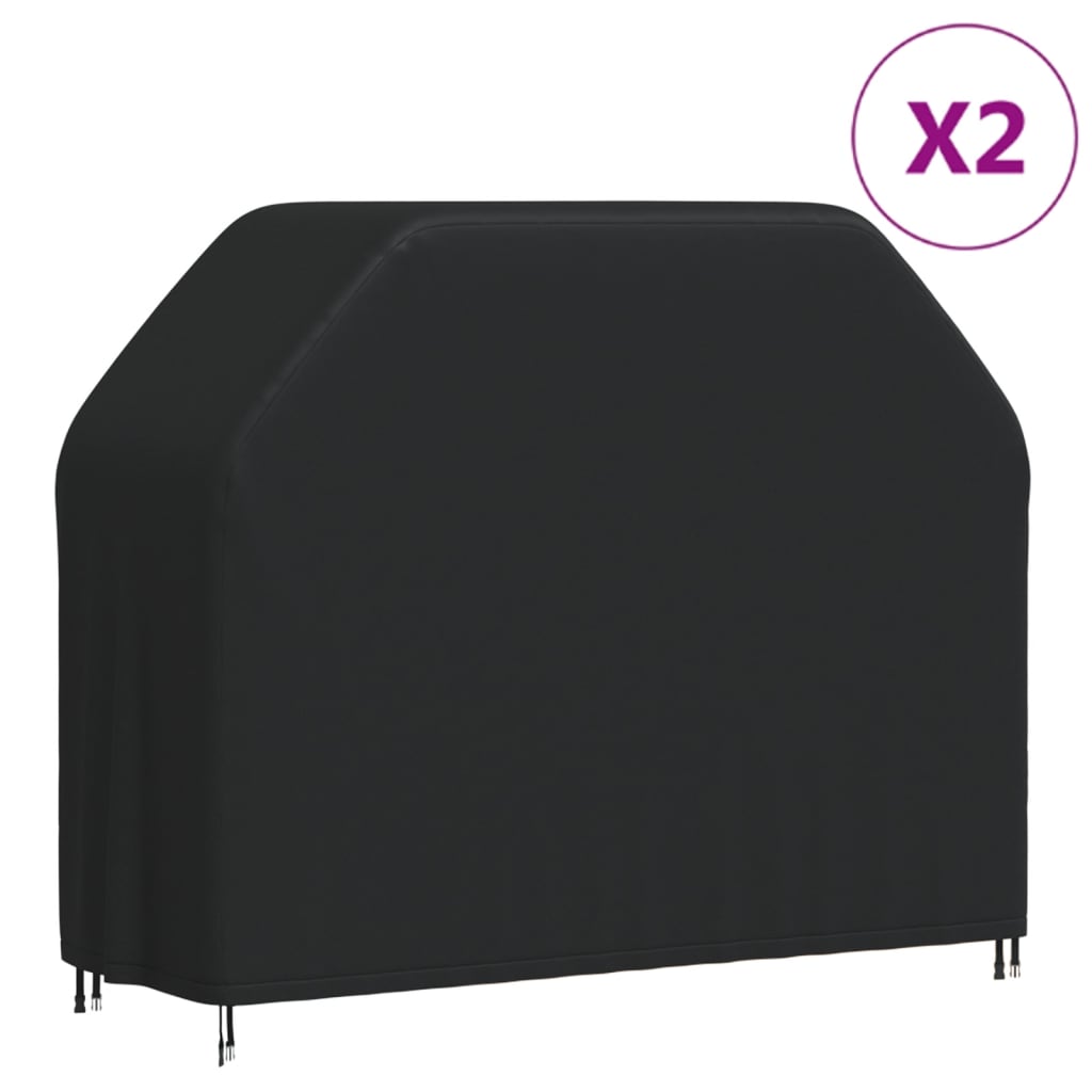 Καλύμματα Ψησταριάς 2 τεμ. 140x58x106 εκ. Ύφασμα Oxford 420D
