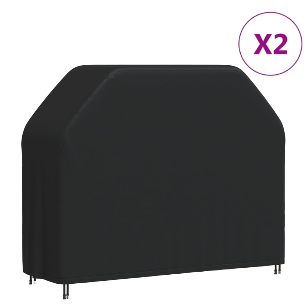 Καλύμματα Ψησταριάς 2 τεμ. 162x61x122 εκ. Ύφασμα Oxford 420D