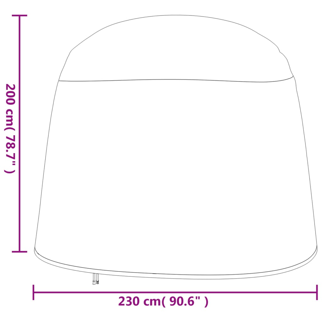 Καλύμματα Διπλής Πολυθρόνας Egg 2 τεμ. Ø230x200 εκ. Ύφ.Oxford