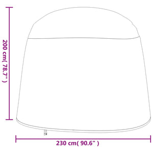 Καλύμματα Διπλής Πολυθρόνας Egg 2 τεμ. Ø230x200 εκ. Ύφ.Oxford