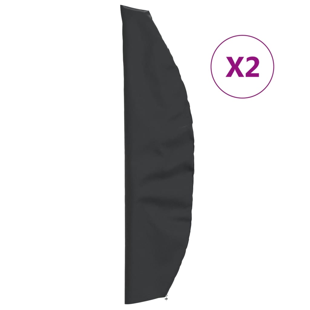 Καλύμματα Ομπρέλας Κήπου 2 τεμ. 280x30/81/45 εκ Ύφ. Oxford 420D