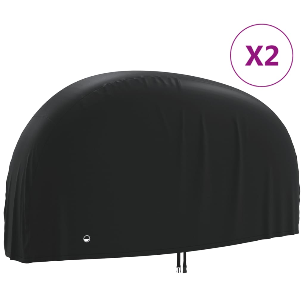 Καλύμματα Ποδηλάτου 2 τεμ. 200x85x110 εκ. Ύφασμα Oxford 190T - Pakobazaar