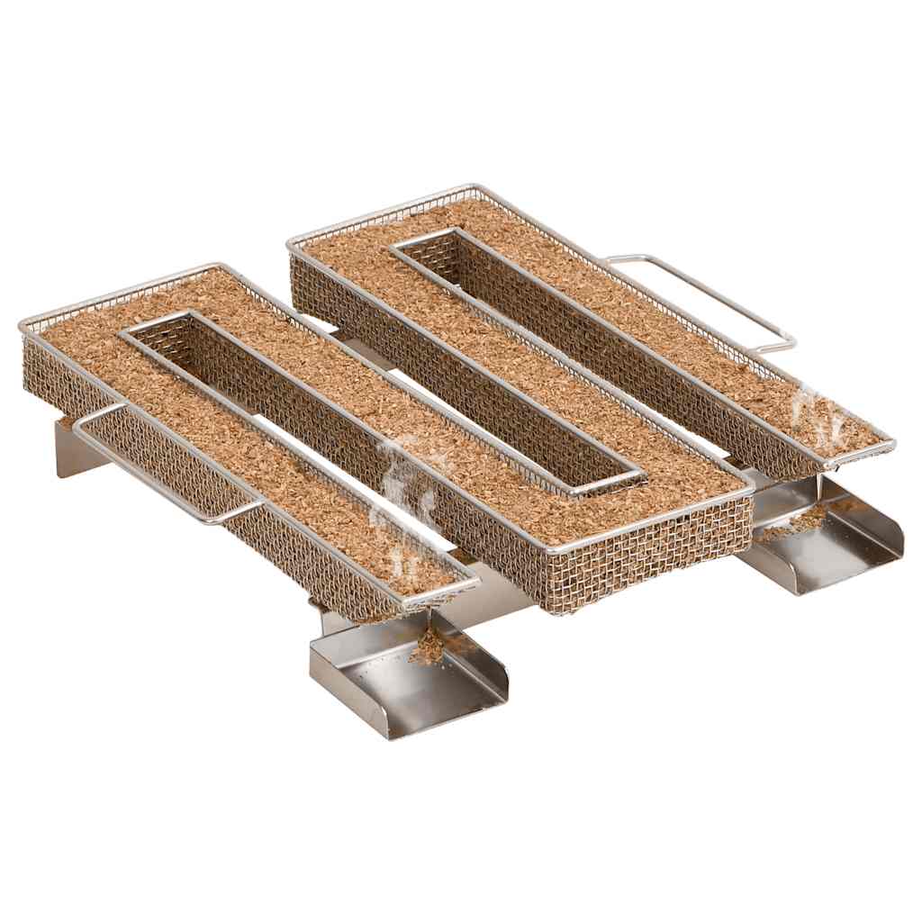 Γεννήτρια Ψυχρού Καπνού 4 Πλευρών 22,5 εκ. Ανοξείδωτο Ατσάλι - PAKOBAZAAR