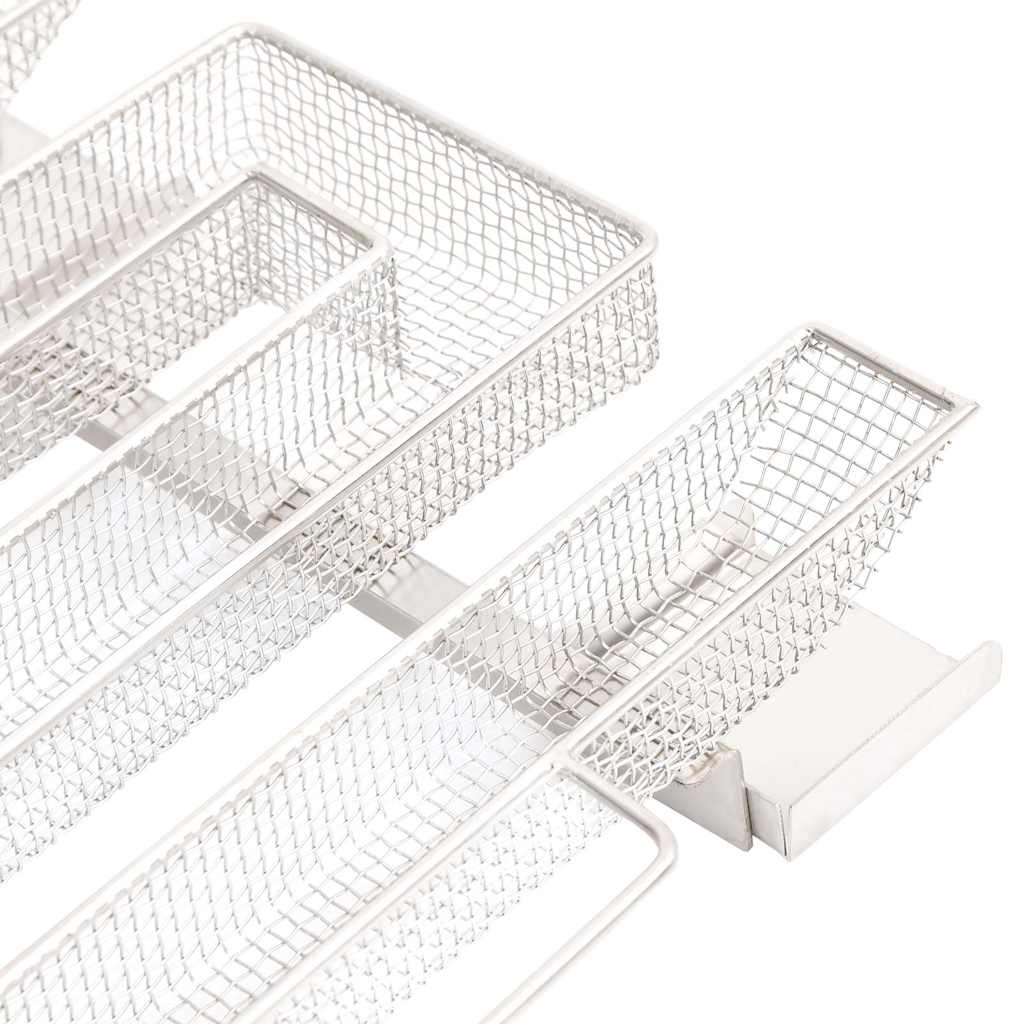 Γεννήτρια Ψυχρού Καπνού 4 Πλευρών 22,5 εκ. Ανοξείδωτο Ατσάλι - PAKOBAZAAR