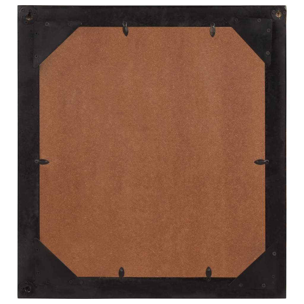 Καθρέφτης Μπάνιου 55x1x60 εκ. από Γυαλί και Μασίφ Ξύλο Μάνγκο - Pakobazaar