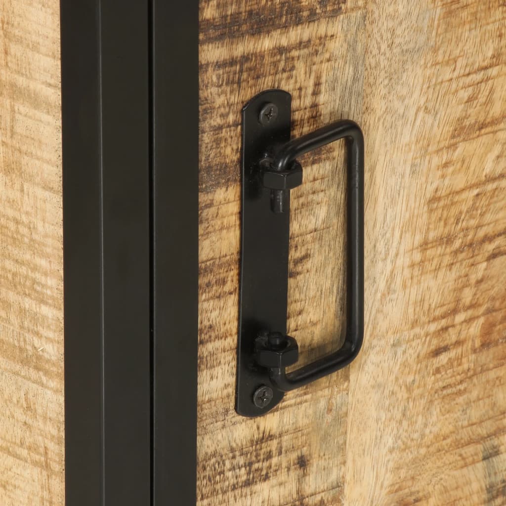 Ντουλάπι Μπάνιου 40 x 30 x 50 εκ. Μασίφ Ξύλο Μάνγκο και Σίδηρος