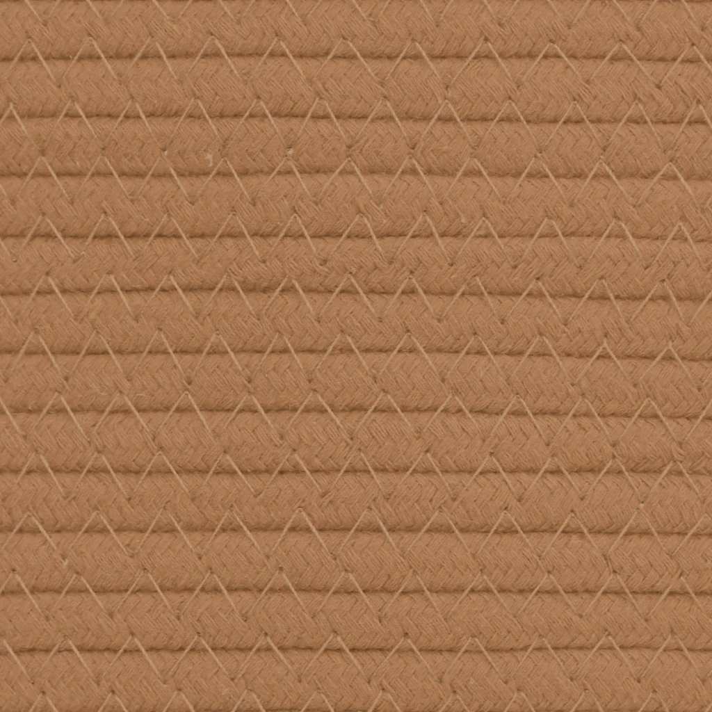 Καλάθι Αποθήκευσης Καφέ Ø40 x 35 εκ. Βαμβακερό - Pakobazaar