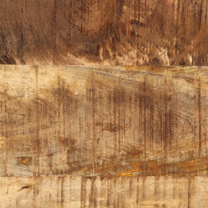 Κομοδίνα με 2 Συρτάρια 40x35x53 εκ. Μασίφ Ακατέργ. Ξύλο Μάνγκο