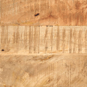 Κομοδίνα με 3 Συρτάρια 40x35x63 εκ. Μασίφ Ακατέργ. Ξύλο Μάνγκο - Pakobazaar