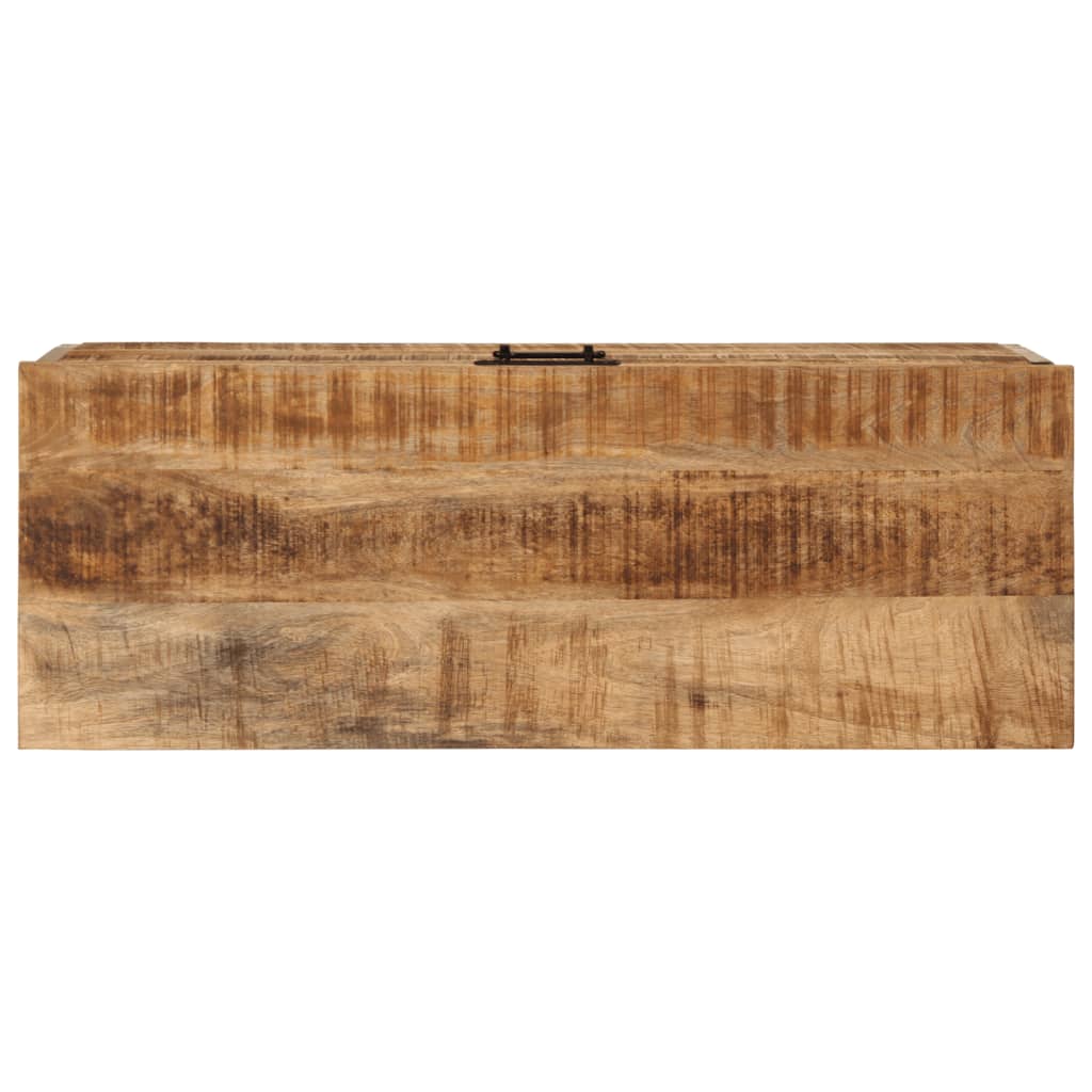 Μπαούλο Αποθήκευσης 82 x 30 x 43 εκ. Μασίφ Ακατεργ. Ξύλο Μάνγκο