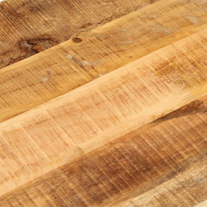 Επιφάνεια Τραπεζιού Οβάλ 110x40x2,5 εκ Μασίφ Ακατ. Ξύλο Μάνγκο