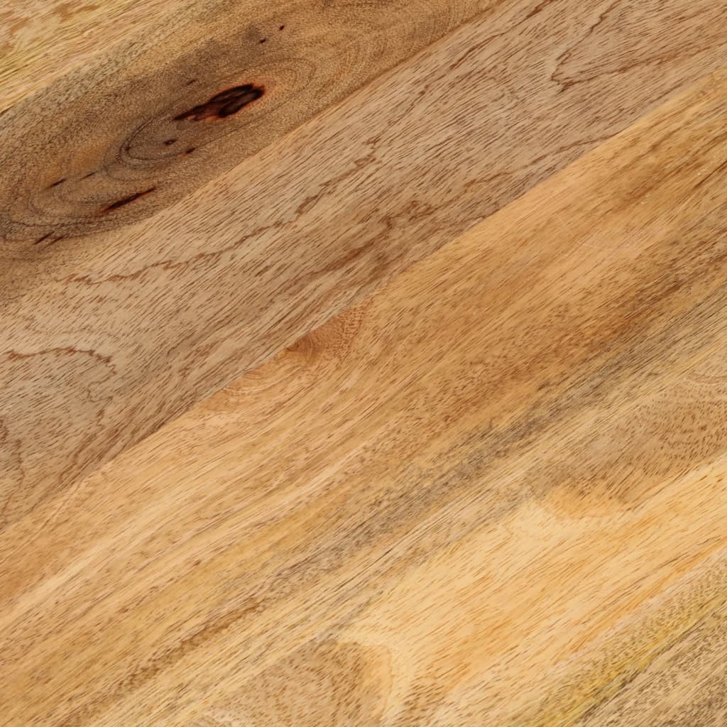 Επιφάνεια Τραπεζιού Οβάλ 80x40x3,8 εκ. Μασίφ Ξύλο Μάνγκο