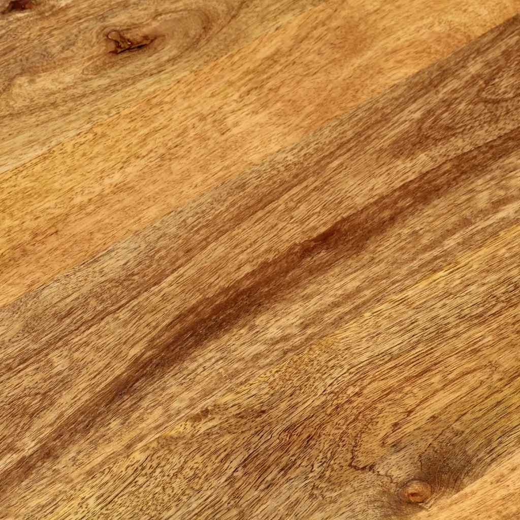 Επιφάνεια Τραπεζιού Οβάλ 140x60x2,5 εκ. Μασίφ Ξύλο Μάνγκο - Pakobazaar
