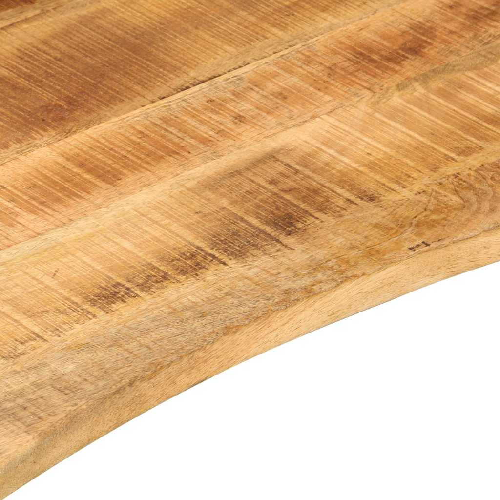 Επιφάνεια Γραφείου Καμπύλη 100x50x2,5 εκ Μασίφ Ακατ. Μάνγκο