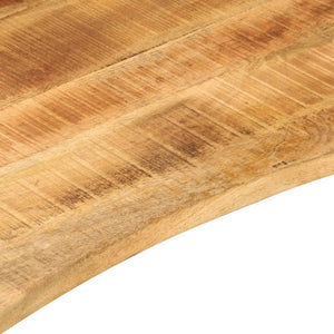 Επιφάνεια Γραφείου Καμπύλη 120x60x2,5 εκ Μασίφ Ακατ. Μάνγκο