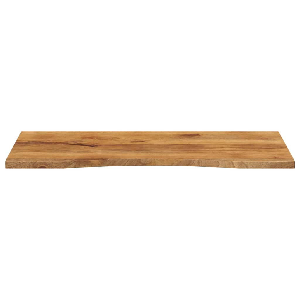 Επιφάνεια Γραφείου Καμπύλη 140x60x2,5 εκ Μασίφ Ακατ. Μάνγκο - Pakobazaar