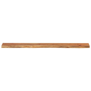 Ράφι Επιτοίχιο Ορθ. Live Edge 140x20x2,5 εκ. Μασίφ Ξύλο Ακακίας - Pakobazaar