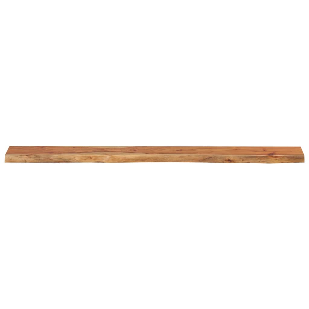 Ράφι Επιτοίχιο Ορθ. Live Edge 160x20x2,5 εκ. Μασίφ Ξύλο Ακακίας