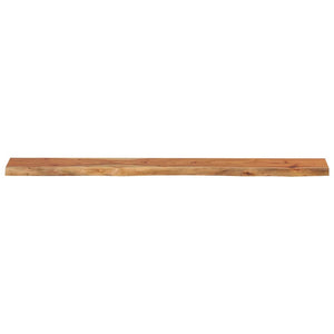 Ράφι Επιτοίχιο Ορθ. Live Edge 160x20x2,5 εκ. Μασίφ Ξύλο Ακακίας