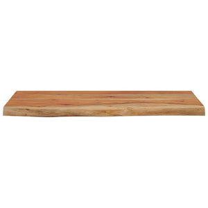 Ράφι Επιτοίχιο Ορθ. Live Edge 60x30x2,5 εκ. Μασίφ Ξύλο Ακακίας