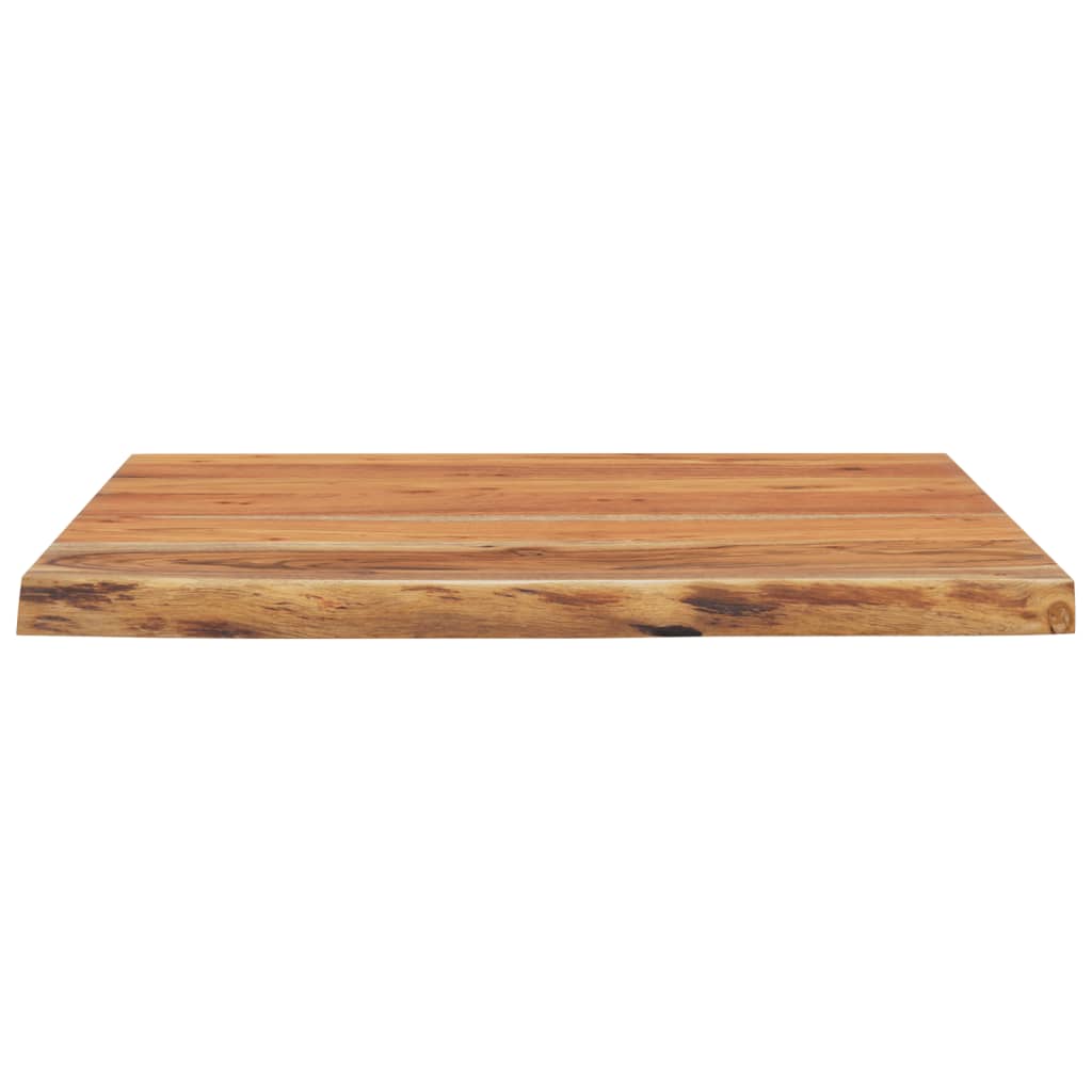 Ράφι Επιτοίχιο Ορθ. Live Edge 40x40x2,5 εκ. Μασίφ Ξύλο Ακακίας
