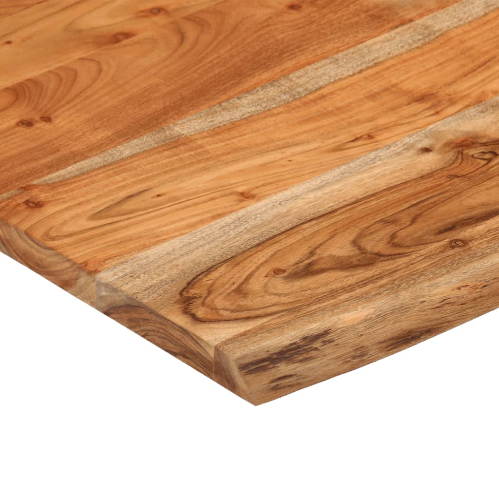 Ράφι Επιτοίχιο Ορθ. Live Edge 40x40x2,5 εκ. Μασίφ Ξύλο Ακακίας