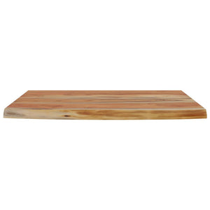 Ράφι Επιτοίχιο Ορθ. Live Edge 60x40x2,5 εκ. Μασίφ Ξύλο Ακακίας