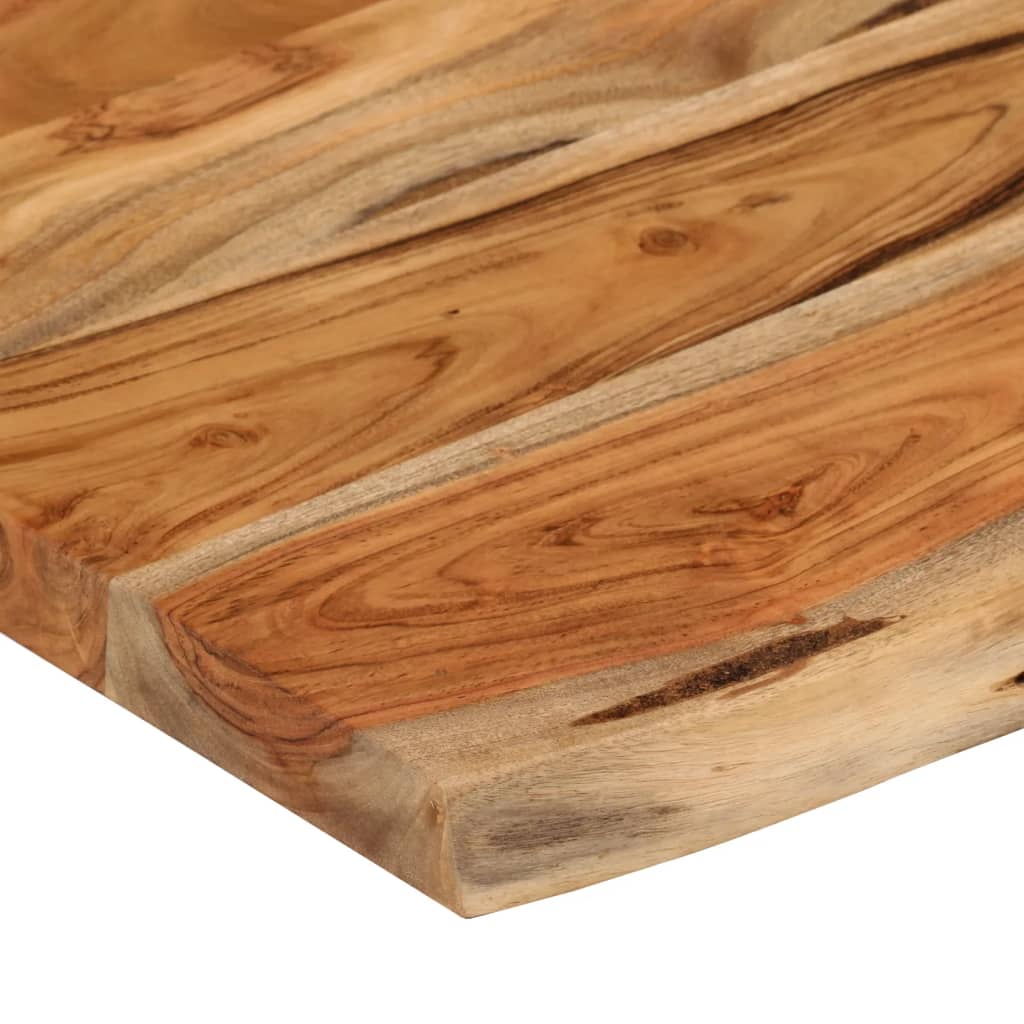 Ράφι Επιτοίχιο Ορθ. Live Edge 70x40x2,5 εκ. Μασίφ Ξύλο Ακακίας